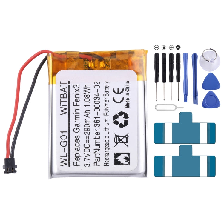 Sostituzione della batteria, For Garmin Fenix 3 / F3 HR Sports Watch Sostituzione della batteria, For Garmin Fenix 3 / F3 HR Sports Watch